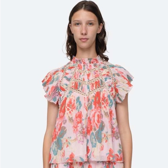 Sea New York Tops - NEW Sea NY Lanie Flutter Sleeve Top, XS